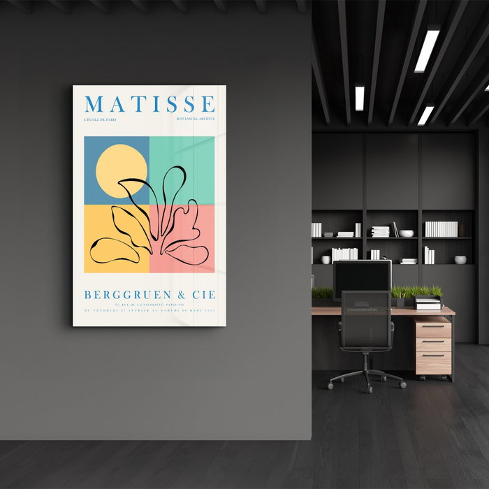 Wallity Pintura Decorativa de Vidrio Templado Multicolor 46 x 72 cm